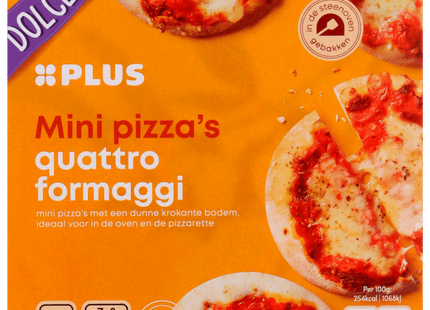 Dolce Vita mini pizza quattro formaggi