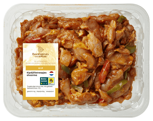 Boerentrots Kipreepjes shoarma