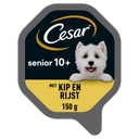 Cesar 10+ Senior Hundefutter mit Huhn und Reis
