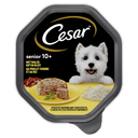Cesar 10+ Senior Hundefutter mit Huhn und Reis