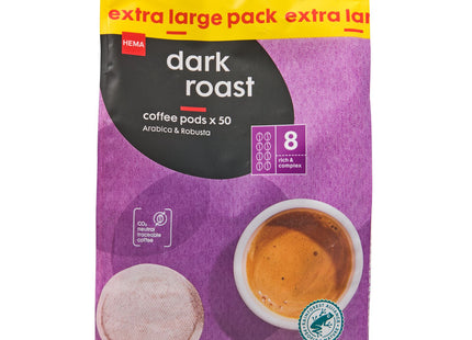 coffee pods dark roast - 50 pcs