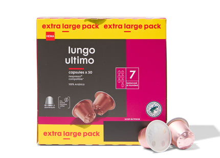 coffee cups lungo ultimo - 50 pieces