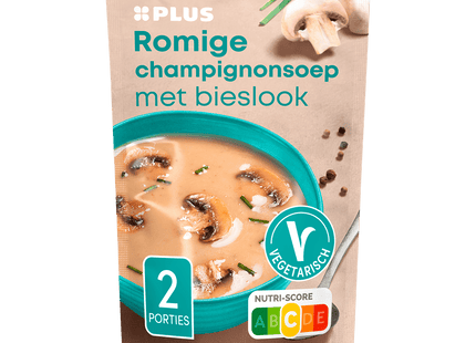 Soep in zak champignonsoep  Dutchshopper