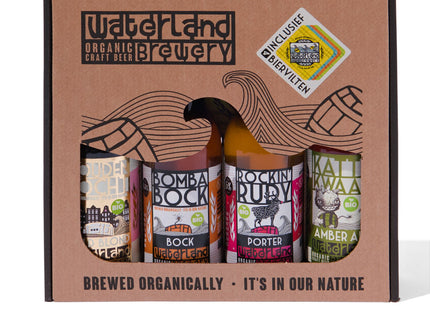 waterland brewery gift pack organic 0.33L - 4 pieces