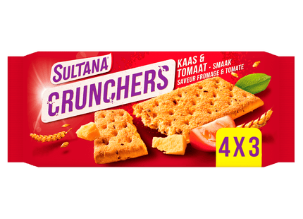 Sultana Crunchers cheese/tomato