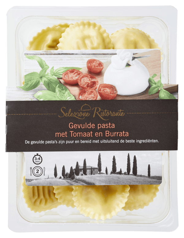 Selezione Ristorante Filled Pasta with Tomato and Burrata