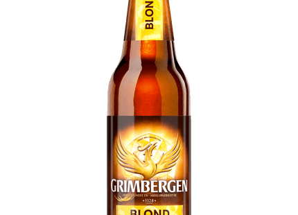 Grimbergen Blond abbey beer bottle