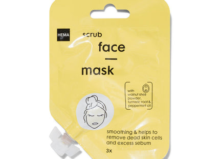 scrub gezichtsmasker