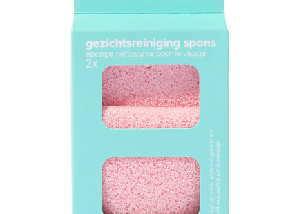 gezichtsreiniging spons - 2 stuks