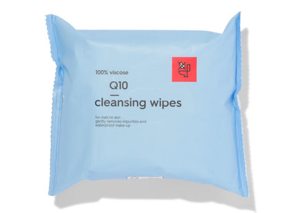 facial cleansing wipes with Q10 - 25 pieces