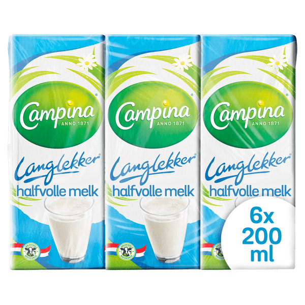 Campina Langlekker Halfvolle melk mini