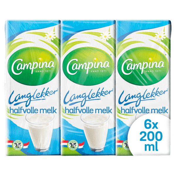 Campina Langlekker Halbfettmilch Mini