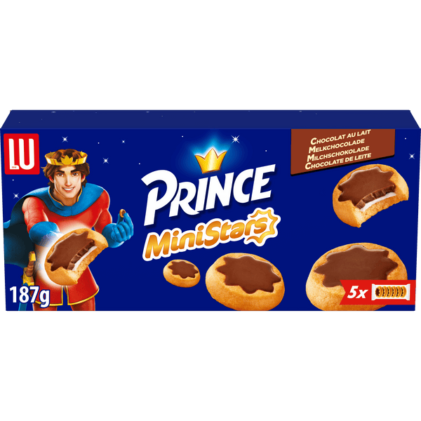 Lu Prince MiniStars Koekjes Melkchocolade