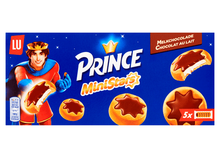 Lu Prince MiniStars koekjes melkchocolade