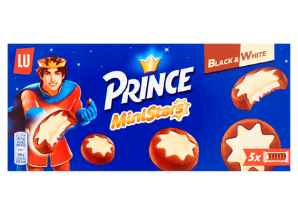 Lu Prince MiniStars koekjes black & white