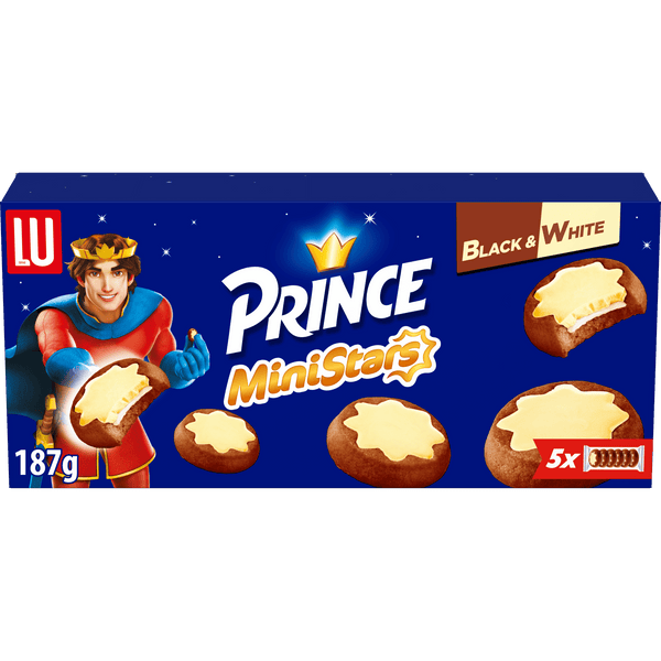 Lu Prince MiniStars Koekjes Black & White