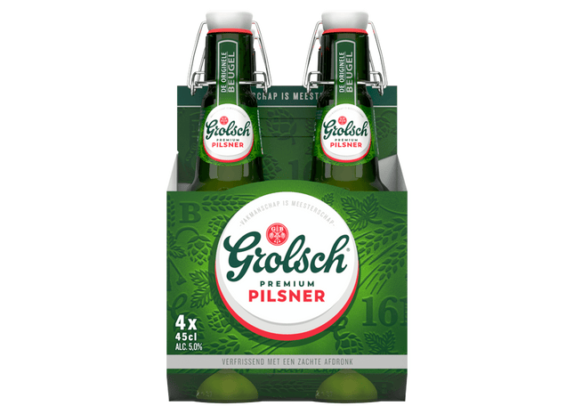 Grolsch Premium pilsner bier beugelfles