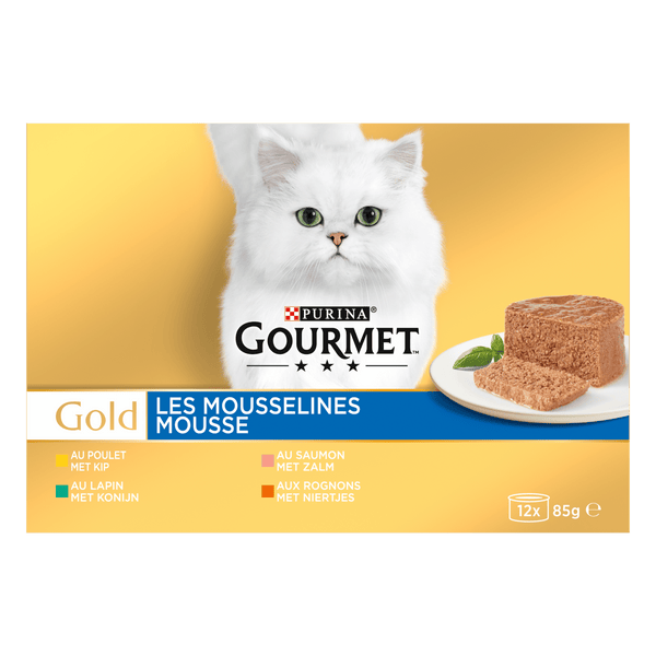 Gourmet Gold mousse kattenvoer nat vlees/vis