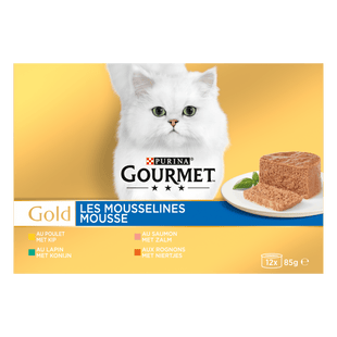 Gourmet Gold mousse kattenvoer nat vlees/vis