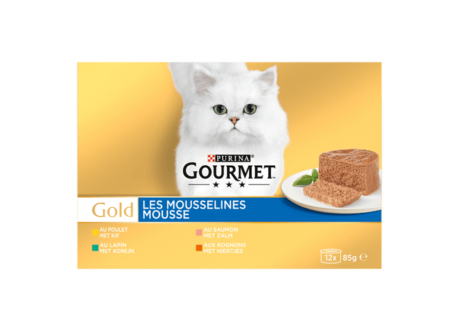 Gourmet Gold Mousse Katzenfutter Nassfleisch/Fisch