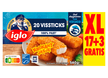 Iglo Vissticks 20 stuks