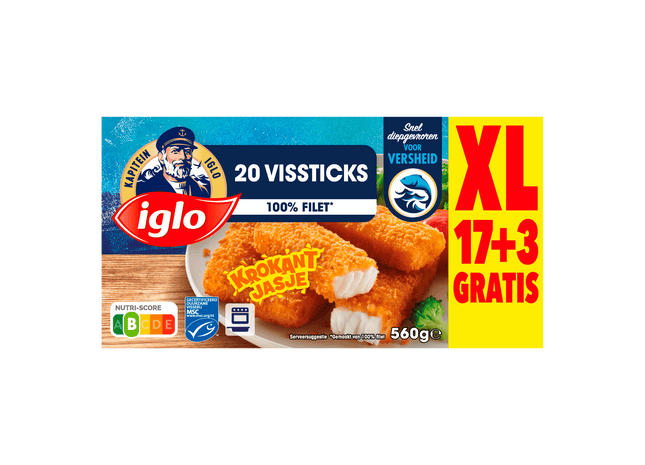 Iglo Vissticks 20 stuks