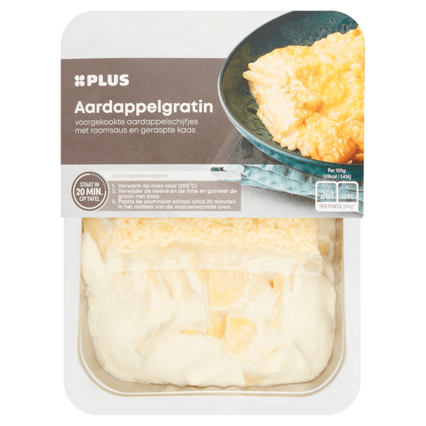 Aardappelgratin naturel