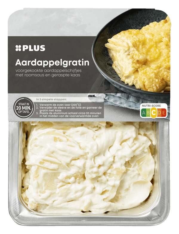 Potato gratin natural