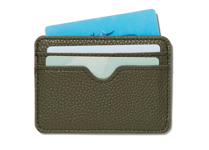 card holder dark green 7.5x10.5