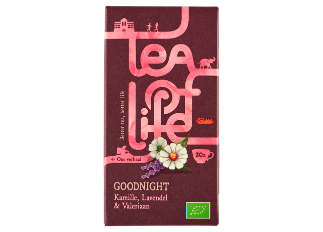 Tea of Life Goodnight kamille lavendel valeriaan