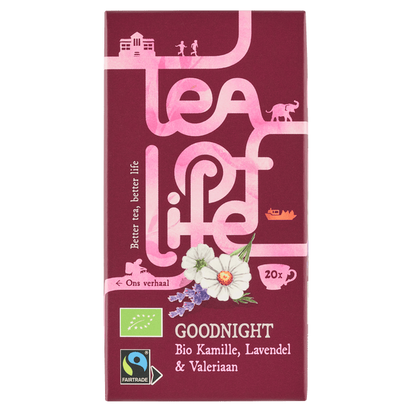 Tea of Life Goodnight kamille lavendel valeriaan