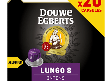 Douwe Egberts Lungo intens koffiecups voordeelpak