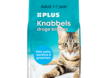 Cat food nibbles fish