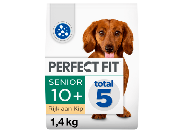 Perfect Fit Senior Mini Hondenbrokken Kip