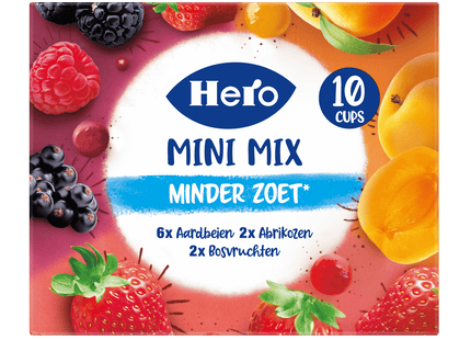 Hero Jam Less Sweet Variation Cups 10x20g