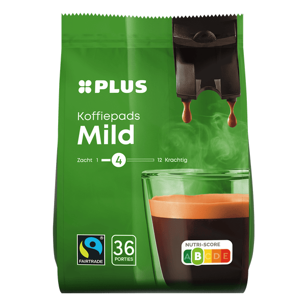 Mild Fairtrade coffee pods