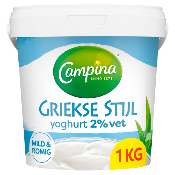 Campina Yoghurt Griekse stijl naturel 2% vet