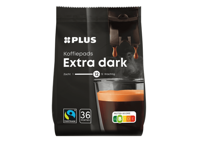 Koffiepads extra dark Fairtrade