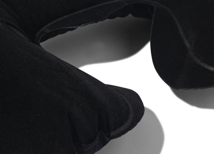 neck pillow - inflatable - black