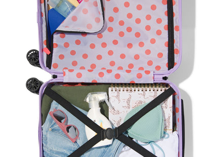 suitcase ABS 35x20x55 lilac