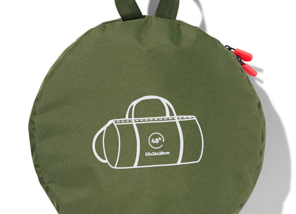 opvouwbare duffel tas rPET 28L 53x26x28 groen