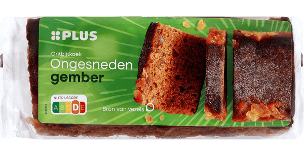 Ontbijtkoek Gember ongesneden