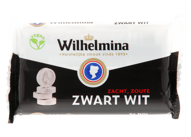 Wilhelmina Zwart wit 3-pack