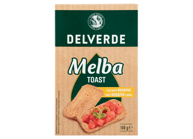 Delverde Melba toast met sesamzaadjes