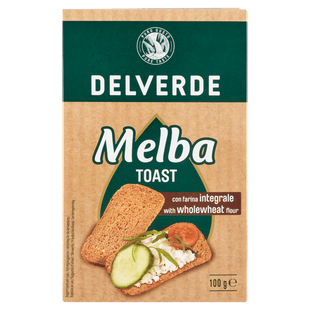 Delverde Melba toast volkoren