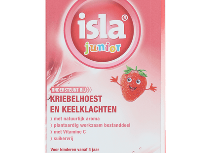 Isla Junior aardbei keelpastille