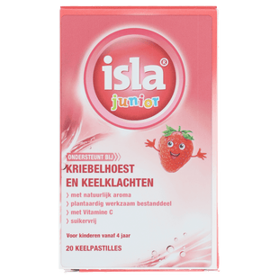 Isla Junior aardbei keelpastille