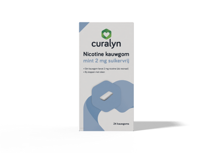 Curalyn Nicotine kauwgom Mint 2mg
