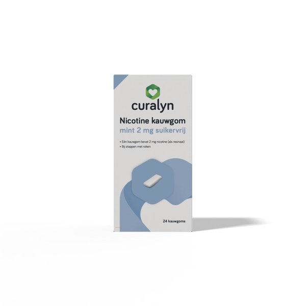 Curalyn Nicotine kauwgom Mint 2mg