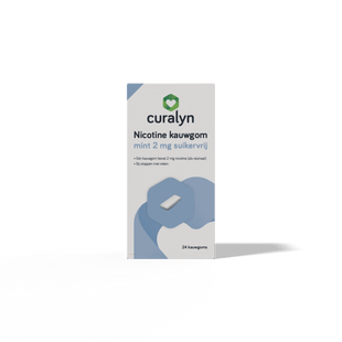 Curalyn Nicotine kauwgom Mint 2mg